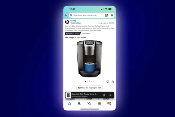 Amazon prueba resúmenes de audio con IA: Así es la nueva función para escuchar detalles de los productos